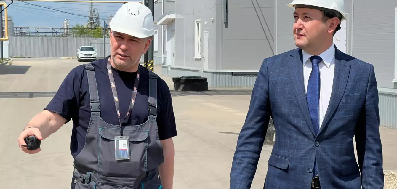 Глава Новомосковска Руслан Бутов посетил НСПЗ