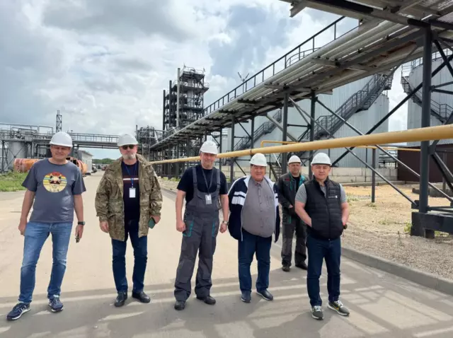 НСПЗ встретили делегацию ERG из Казахстана